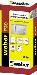 Ciment var mortar - ADEZIV POLISTIREN WEBER P39 